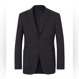 $1635 Z Zegna Wash & Go Tech Merino Wool slim fit Sport Coat Sz‎ 54R Black